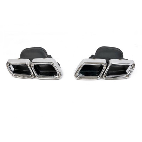 Terminali Di Uscita Di Scarico Mercedes W212 2014-2015 (Cod. E-SIL0110)