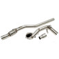 Downpipe sportivo in acciaio inox TA Technix per Audi A1/A1 Sportback 8X / Seat Ibiza IV 6J (Cod. T-