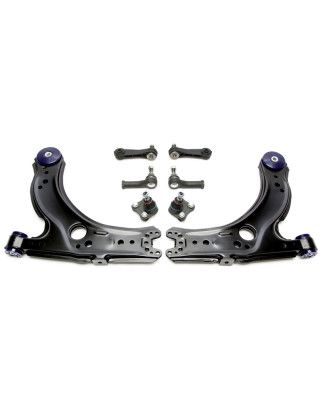 Kit bracci oscillanti rinforzati TA Technix ant. con boccole in poliuretano per Audi A3 8L / Seat Le