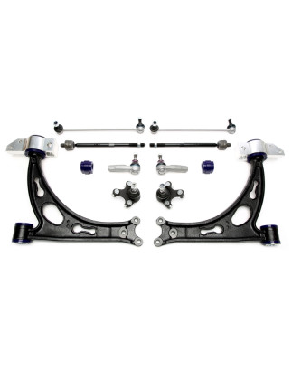 Kit bracci oscillanti rinforzati TA Technix ant. con boccole in poliuretano per Audi A3 (8P) (Cod. T