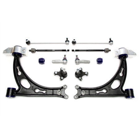 Kit bracci oscillanti rinforzati TA Technix ant. con boccole in poliuretano per Audi A3 (8P) (Cod. T