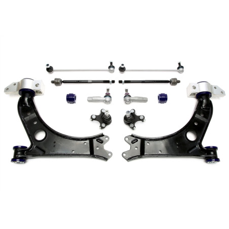 Kit bracci oscillanti rinforzati TA Technix ant. con boccole in poliuretano per Audi A3 (8P) (Cod. T