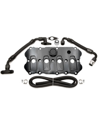 TA Technix Coperchio punterie in alluminio lavorato CNC per Audi, Seat, Skoda, VW (Cod. T-92VW001-2)