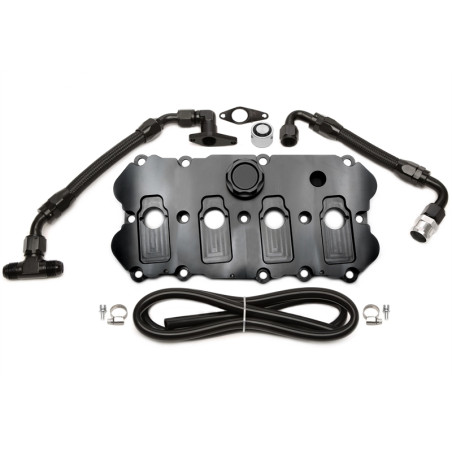 TA Technix Coperchio punterie in alluminio lavorato CNC per Audi, Seat, Skoda, VW (Cod. T-92VW001-2)