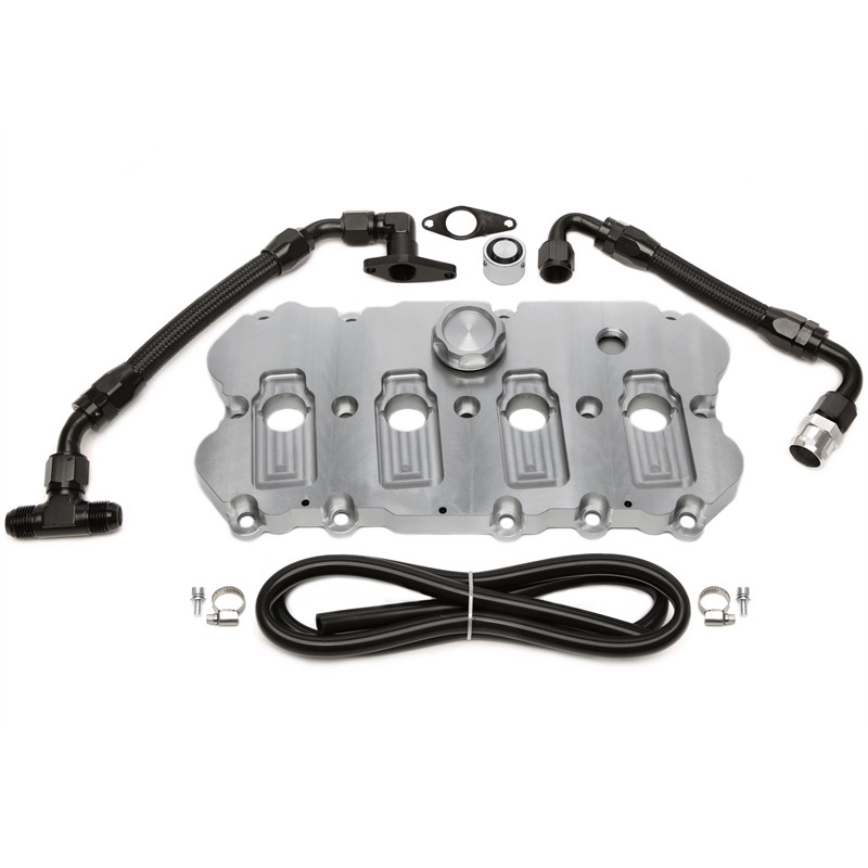TA Technix Coperchio punterie in alluminio lavorato CNC per Audi, Seat, Skoda, VW (Cod. T-92VW002-2)