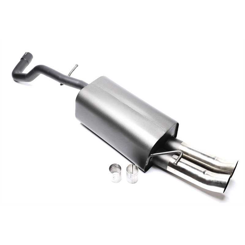 Silenziatore sportivo TA Technix per Audi A3, 8L / Seat Leon, 1M / VW Golf IV, 1J (Cod. T-EVOG4ED76)