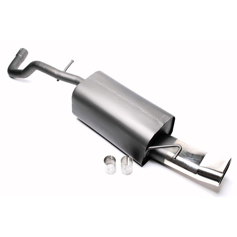 Silenziatore sportivo TA Technix per Audi A3, 8L / Seat Leon, 1M / VW Golf IV, 1J (Cod. T-EVOG4EDTM)