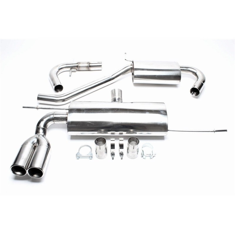 Sistema in acciaio inox TA Technix per VW Golf V, 1K / Audi A3, 8P senza Sportback (Cod. T-*EVOG5AE2