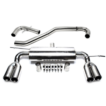 TA Technix duplex stainless steel racing sistema per VW Golf V, 1K / VW Golf Plus, 1KP (Cod. T-RSG5A