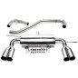 TA Technix duplex stainless steel racing sistema per VW Golf V, 1K / VW Golf Plus, 1KP (Cod. T-RSG5A
