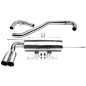 Impianto scarico racing in acciaio inox TA Technix per VW Golf V, 1K / VW Golf Plus, 1KP (Cod. T-RSG