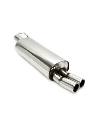 TA Technix post. silencer 2x76mm round / flanged per Audi A3 excl. Quattro, 8L (Cod. T-EVOG4A-ESD276