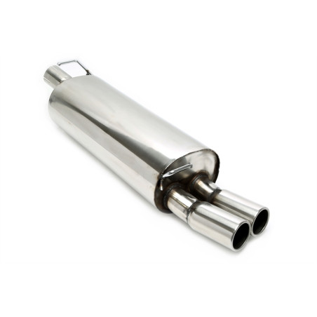 TA Technix post. silencer 2x76mm round / flanged per Audi A3 excl. Quattro, 8L (Cod. T-EVOG4A-ESD276