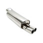 TA Technix post. silencer 2x76mm round / flanged per Audi A3 excl. Quattro, 8L (Cod. T-EVOG4A-ESD276