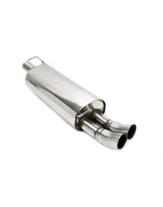 TA Technix post. silencer 2x76mm DTM per Audi A3 excl. Quattro, 8L (Cod. T-EVOG4A-ESDD76)