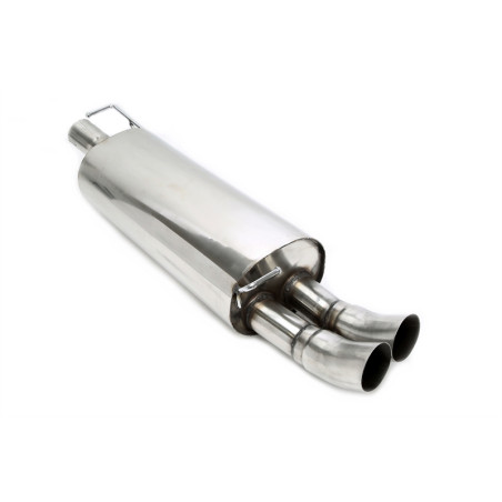 TA Technix post. silencer 2x76mm DTM per Audi A3 excl. Quattro, 8L (Cod. T-EVOG4A-ESDD76)