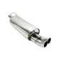 TA Technix post. silencer 2x76mm DTM per Audi A3 excl. Quattro, 8L (Cod. T-EVOG4A-ESDD76)