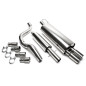 Sistema in acciaio inox TA Technix per Audi A3 excl. Quattro, 8L (Cod. T-EVOG4AE276)
