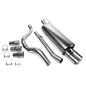 TA Technix racing sistema per Audi A3 excl. Quattro, 8L / Seat Leon excl. 4x4+Cupra, 1M (Cod. T-RSG4