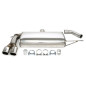 Scarico posteriore sportivo in acciaio inox TA Technix per Audi A3 8P / VW Golf V 1K (Cod. T-02VW024