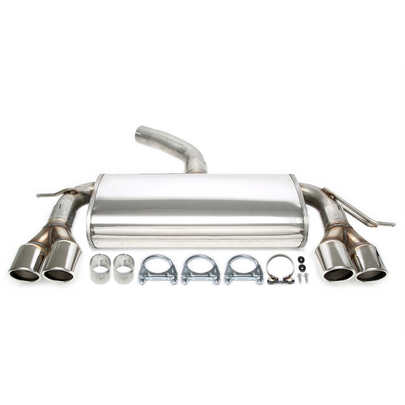 Scarico posteriore sportivo in acciaio inox TA Technix per Audi A3 8P / VW Golf V 1K (Cod. T-02VW024