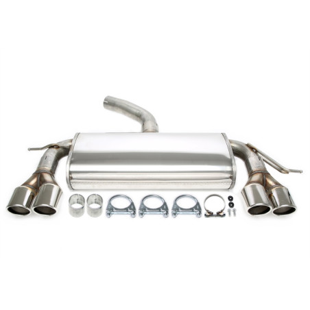 Scarico posteriore sportivo in acciaio inox TA Technix per Audi A3 8P / VW Golf V 1K (Cod. T-02VW024