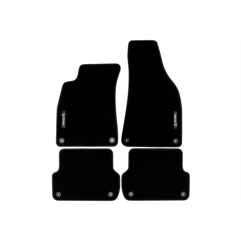 Tappetini TA Technix con logo per Audi A4 8E (Sedan / Avant) (Cod. T-34AU07)