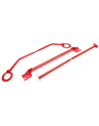 Barra duomi anteriore sportiva in alluminio TA Technix kit anteriore per Audi A3, 8P / Seat Leon, 1P