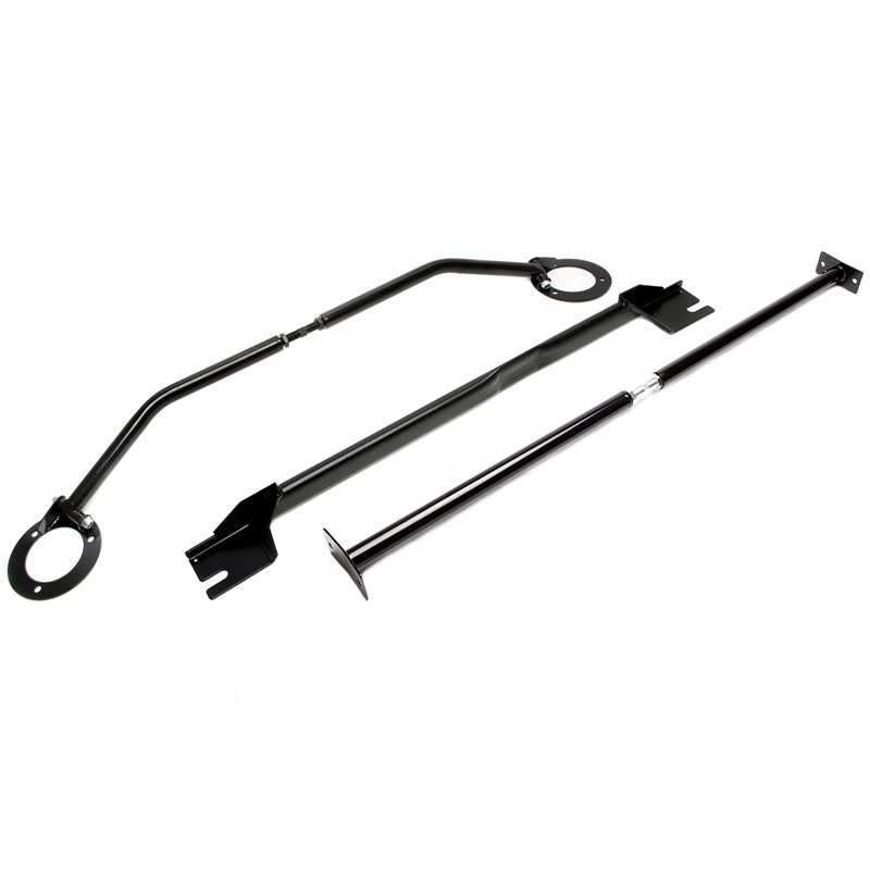 TA Technix steel dome montante anteriore per Audi A3, 8P / Seat Leon, 1P / Skoda Octavia, 1Z (Cod. T