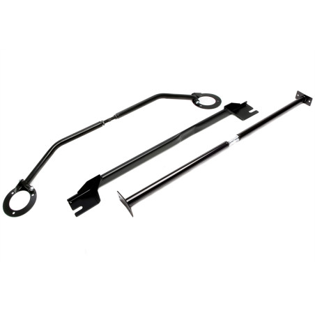 TA Technix steel dome montante anteriore per Audi A3, 8P / Seat Leon, 1P / Skoda Octavia, 1Z (Cod. T