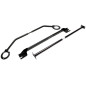 TA Technix steel dome montante anteriore per Audi A3, 8P / Seat Leon, 1P / Skoda Octavia, 1Z (Cod. T