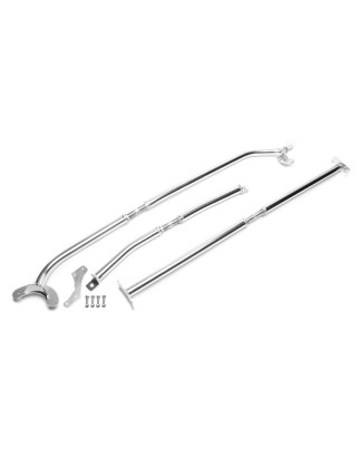 Barra duomi anteriore sportiva in alluminio TA Technix kit (3 pezzi) per Audi A3 (8L) / Seat Toledo 