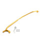 Barra duomi anteriore sportiva in alluminio TA Technix, gold per Audi A3 (8L) / Seat Toledo / Leon (