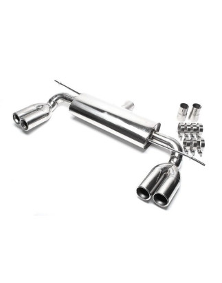 Scarico posteriore duplex sportivo in acciaio inox TA Technix. silencer per VW Golf V 1K (Cod. T-*EV
