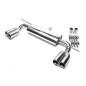 Scarico posteriore duplex sportivo in acciaio inox TA Technix. silencer per VW Golf V 1K (Cod. T-*EV