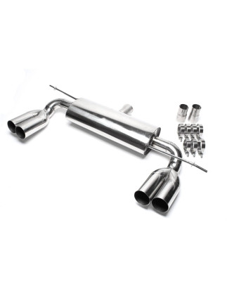 Scarico posteriore duplex sportivo in acciaio inox TA Technix. silencer per VW Golf V 1K (Cod. T-*EV