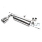 Scarico posteriore sportivo in acciaio inox TA Technix per VW Golf V 1K / VW Golf V Plus 1KP (Cod. T