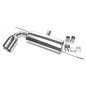 Scarico posteriore sportivo in acciaio inox TA Technix per VW Golf V 1K / VW Golf V Plus 1KP (Cod. T