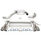 Sistema di scarico Duplex TA Technix per VW Golf V/VI / Audi A3 (Cod. T-02VW019-8D)