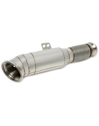 TA Technix downpipe con heat shield con catalytic converter per BMW 2 Series Coupe G42 (Cod. T-06BM0