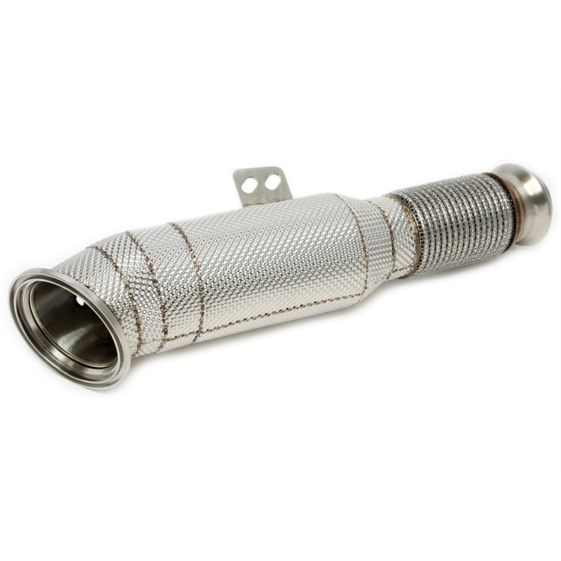 TA Technix downpipe con heat shield con catalytic converter per BMW 2 Series Coupe G42 (Cod. T-06BM0