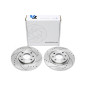 TA Technix Kit dischi freno sportivi ant. forati e baffati (Cod. T-EVOBS1406P)