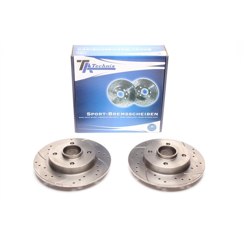 TA Technix Kit dischi freno sportivi post., forati e baffati (Cod. T-EVOBS3241P)