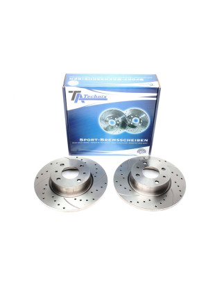 TA Technix Kit dischi freno sportivi ant. forati e baffati (Cod. T-EVOBS1469P)
