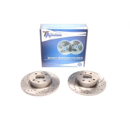 TA Technix Kit dischi freno sportivi forati e baffati (Cod. T-EVOBS1474P)