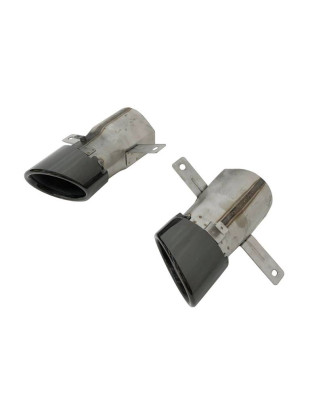 Terminali Di Uscita Di Scarico Mercedes W177 / V177 Black Look A35 (Cod. E-SIL0111)
