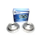 TA Technix Kit dischi freno sportivi post. forati e baffati (Cod. T-EVOBS1600P)