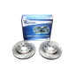 Kit dischi freno anteriori sportivi forati baffati ventilati TA Technix (Cod. T-EVOBS2224P)