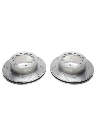 TA Technix Kit dischi freno sportivi post. forati e baffati + ventilati (Cod. T-EVOBS20454P)