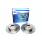 TA Technix Kit dischi freno sportivi asse posteriore forati e baffati (Cod. T-EVOBS1346P)